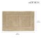 mDesign 100% Cotton Bath Mat, Hotel-Style Bathroom Floor Rug, 2 Pack